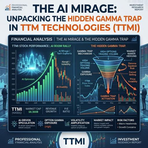TTMI's 430% AI-driven surge masks a hidden gamma trap. Institutional data reveals a sophisticated distribution phase, with off-exchange block selling into retail euphoria, creating a dangerous price-volume divergence.